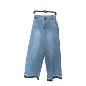 Universal Standard Cropped Wide Leg Jeans – Size 2